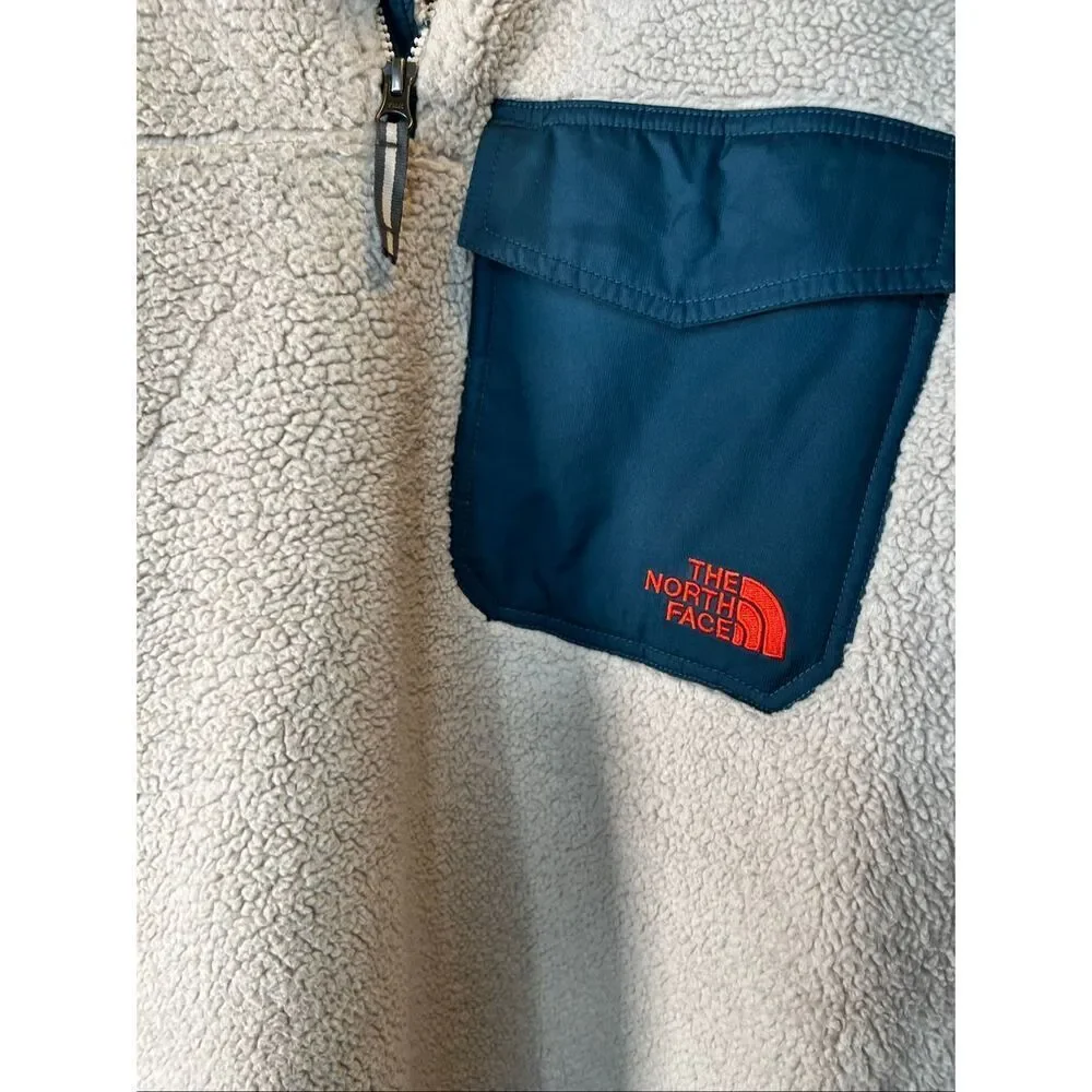 The North Face | men teddy bear sherpa pullover 1/4 zip